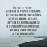 vjernik, stranac, mudre izreke