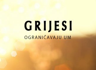 Grijesi su uzrok ograničenja uma grijesi ogranicavaju um