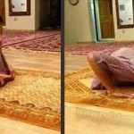 Djecak bez nogu obavlja namaz