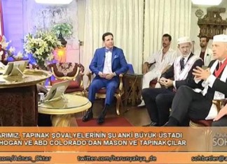 Harun Yahya, krstaši templari i masonski čvor Harun Yahya (Adnan Oktar) na skupu sa svojom braćom najvišim templarima i masonima iz SAD-a