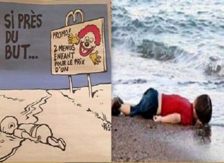 Charlie Hebdo se izruguje utopljenom sirijskom dječaku Hebdo-Ajlan