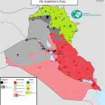 IRAK: Mapa kontrole 2. septembar 2015. godine