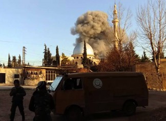 VIDEO: Ruske snage bombardovale džamiju u Damasku