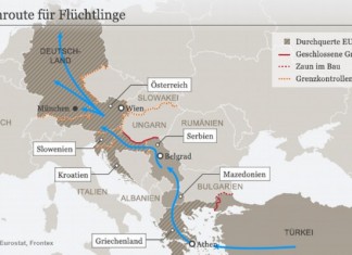 Balkanske zemlje zatvaraju izbjegličku rutu za sirijske izbjeglice Izbjeglička ruta prema Evropi