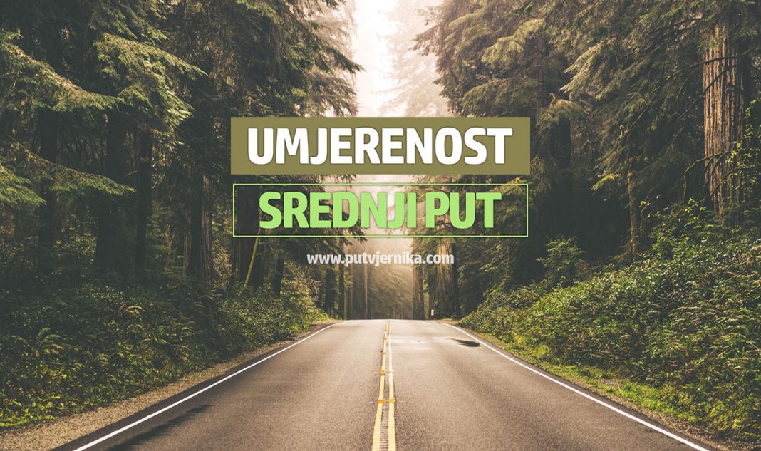 umjerenost, srednji put