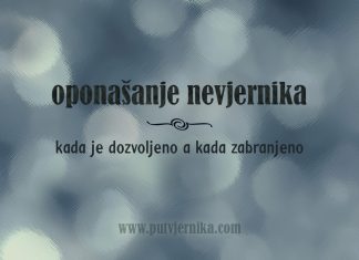 Opća pravila u oponašanju nevjernika (kada je oponašanje nevjernika dozvoljeno a kada zabranjeno) oponašanje nevjernika