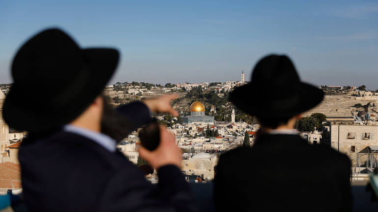 zidovi u Kudsu, jerusalemu