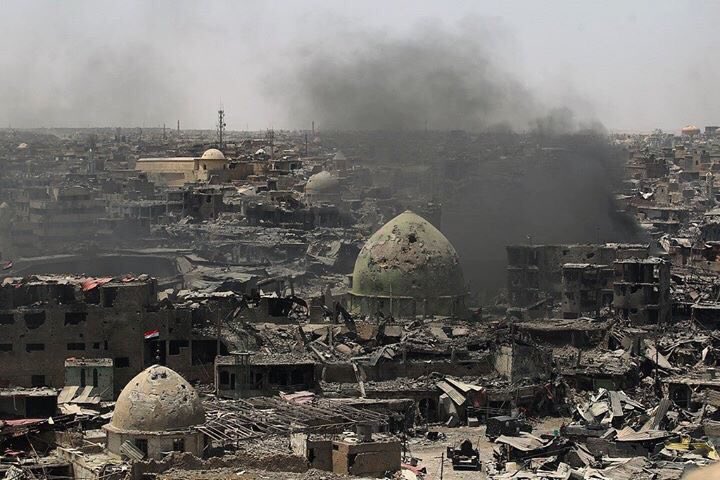 Mosul, ofanziva na Mosul, porušeni Mosul