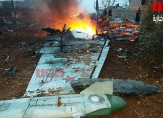 Video: Sirijska opozicija oborila ruski avion, ubijen pilot Oboren ruski avion u Idlibu