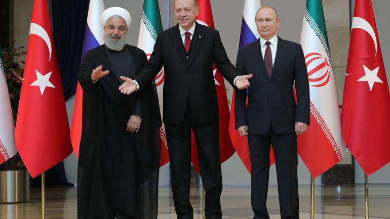Erdogan, Ruhani i Putin