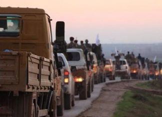 Konvoji Slobodne sirijske vojske (FSA) stigli na front kod Manbidža (VIDEO) Sirijski pobunjenici
