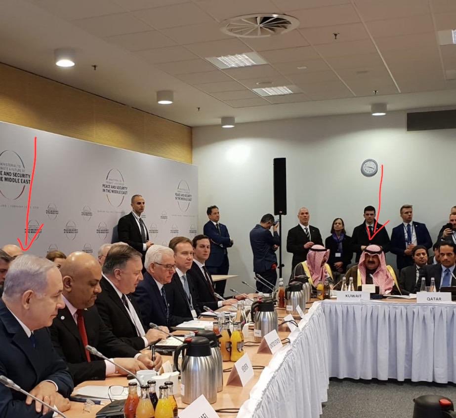 Natanjahu i arapski lideri u Varšavi