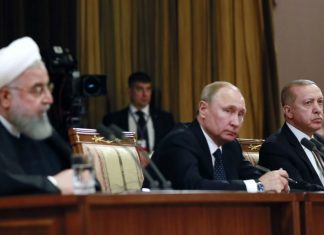 Putin pozvao Tursku i Iran na zajedničku vojnu akciju u Idlibu, Turska pred sve većim pritiskom Erdogan, Ruhani, Putin
