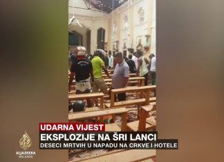 Serija eksplozija u crkvama i hotelima u Šri Lanki, stotine žrtava