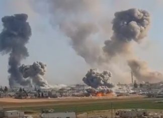 Foto i video: U zadnjoj trećini Ramazana, rusko-šijitske zvijeri žestoko bombarduju muslimane Sirije Bombardovanje Idliba