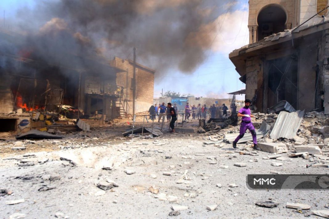 Bombardovanje Ma'r Šurina, Idlib, 16. juli 2019.