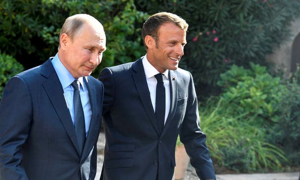 Putin i Makron