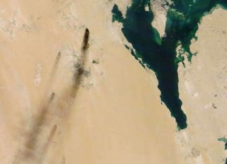 Napad na saudijsku naftu rasplamsao strahove o američko-iranskom sukobu Naftna polja satelitski snimak