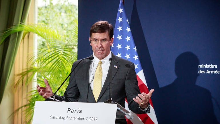 Mark Esper in Paris