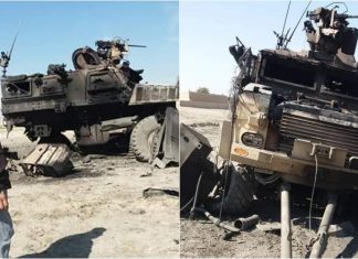 Afganistan: 15 američkih vojnika ubijeno i ranjeno u teškom okršaju s talibanima u Ghazniju Afganistan-unisteno-vozilo