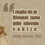 i znajte da je dzennet tamo