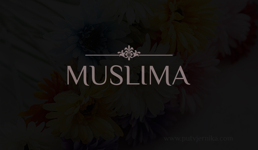 muslimanka, cvjece