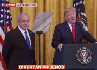 Trump predstavio ‘Sporazum stoljeća’ koji legalizuje okupaciju i poniženje Palestinaca Trump i Netanjahu, mirovni plan