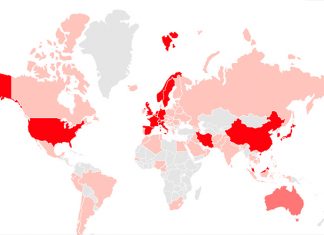 WHO proglasio globalnu pandemiju korona virusa koronavirus-mapa