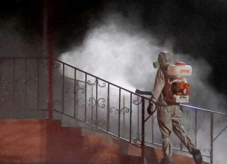 Više od 7.000 oboljelih za 24 sata u Rusiji Korona virus - dezinfekcija