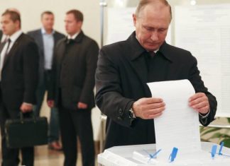 Rusija: Na referendumu Rusi dali Putinu legitimitet da vlada još 16 godina Putin glasa na referendumu