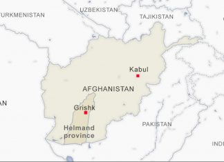 Afganistan:Masivna ofanziva talibana u Helmandu Afganistan mapa Helmand
