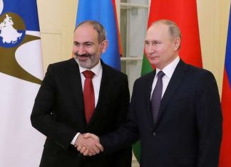 Armenija se obratila Putinu: Molimo Rusiju za pomoć Armenski premijer Pašinjan i ruski predsjednik Putin