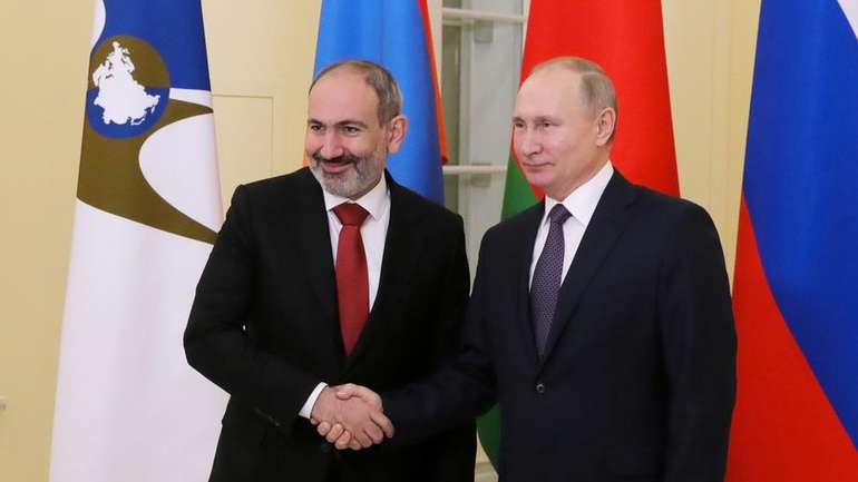 Armenski premijer Pašinjan i ruski predsjednik Putin