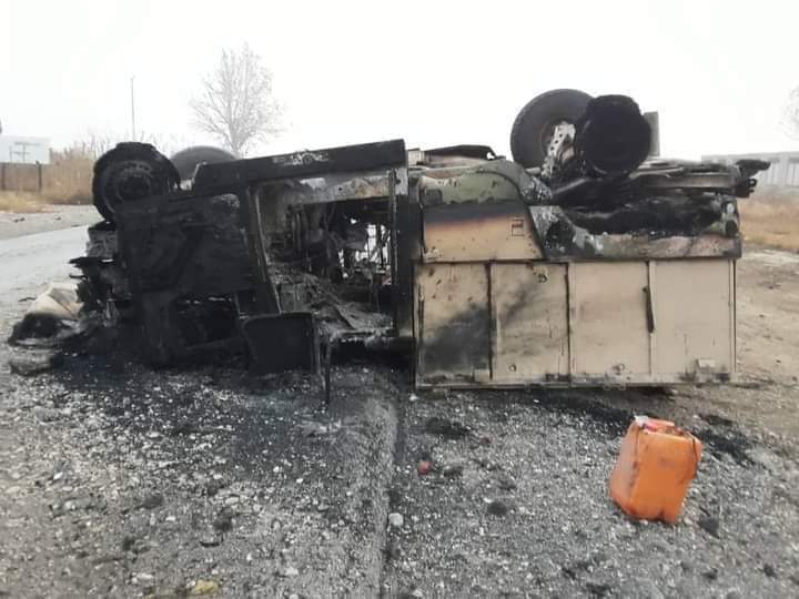 napad talibana na vojni konvoj