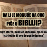 Da li Bibilija promovira nasilje