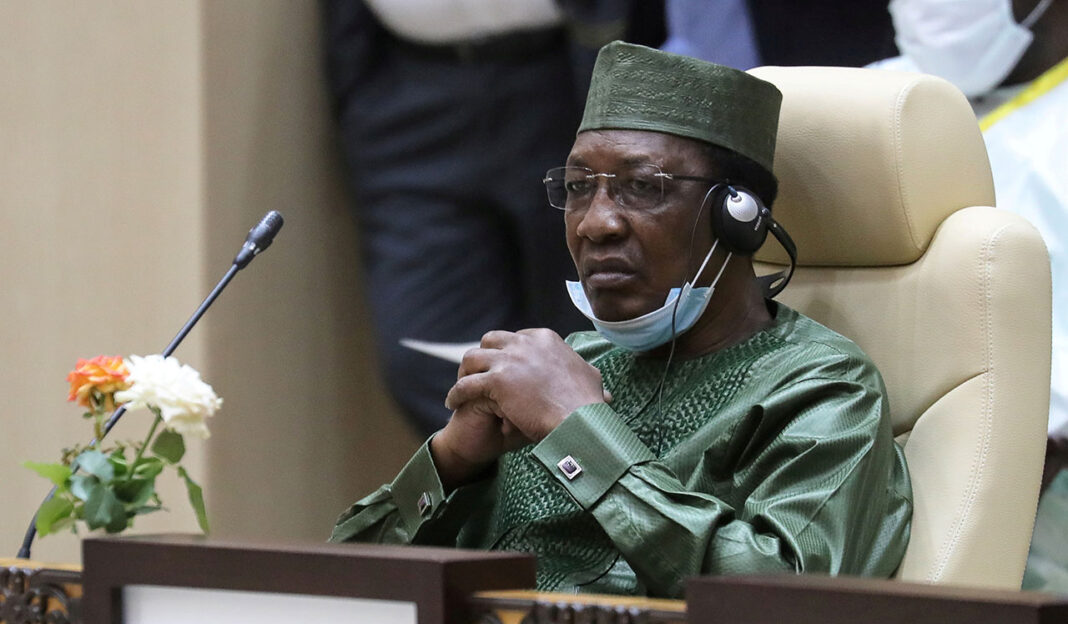 Chad President Idriss Deby at the G5 Sahel summit in Nouakchott, Mauritania