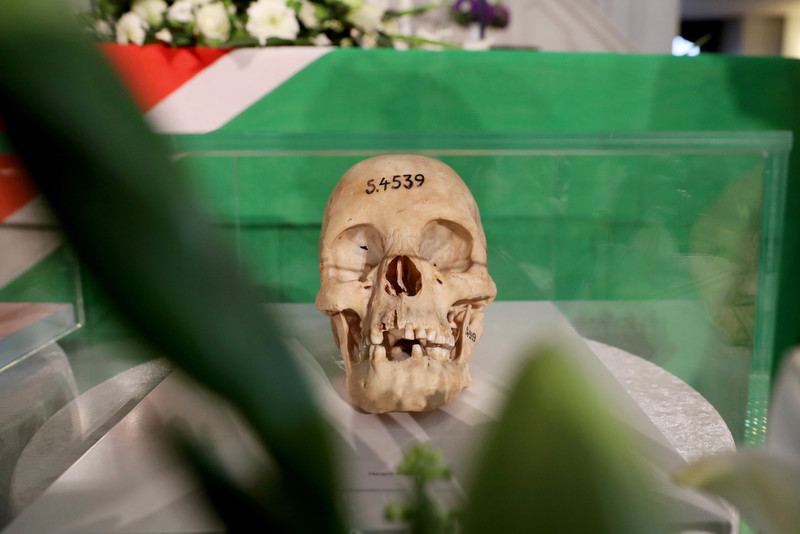 Commemoration service and handover of human remains to Namibian delegation in Berlin