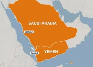 Husi sa 14 dronova napali gradove u Saudijskoj Arabiji WEBMAP_SARABIA_YEMEN