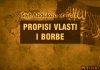 Propisi vlasti i borbe: Za prisne prijatelje uzimajte samo svoje ljude