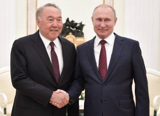 Kazahstan u kandžama domaćeg diktatora i ruskih okupatora Nursultan Nazarbajev i Putin