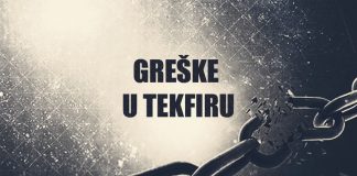 Greška u tekfiru: Nepravljenje razlike između vrijeđanja vjere i vrijeđanja ljudi greske-u-tekfiru
