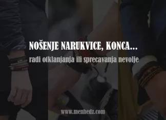 Nošenje narukvice, konca, i tome slično radi otklanjanja nevolje ili njenog sprečavanja nosenje narukvice