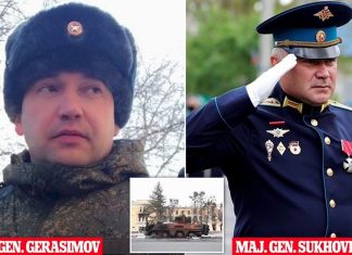 Ukrajinski obavještajci: Ubijena dva ruska generala. Učestvovali u zločinima u Siriji Ubijeni ruski teroristi, Gerasimov i Suhovetski