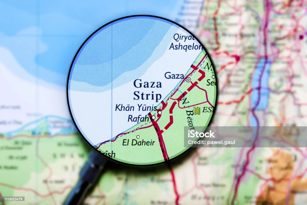 Mapa Pojasa Gaze