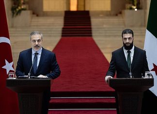 Ministar vanjskih poslova Turske sastao se s čelnikom nove administracije u Siriji Ahmedom al-Šer’om