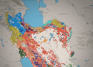 Mapa etničkog sastava Irana