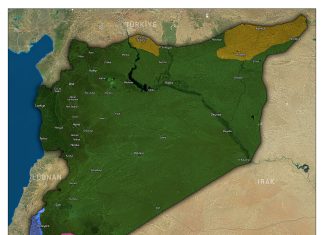 Mapa najnovije situacije u Siriji (20. januar 2026)