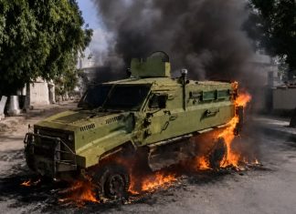 Građanski rat između vladinih snaga u Mogadišu, glavnom gradu Somalije